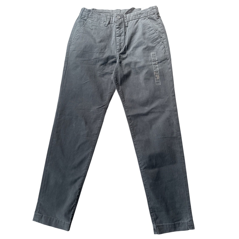 American Eagle Athletic Easy Pant Mens 32/34 Black Flex Chino Trousers NWT